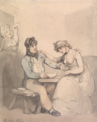 Sømændene vender tilbage af Thomas Rowlandson